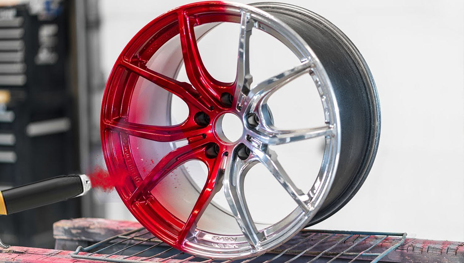 powder coated rims